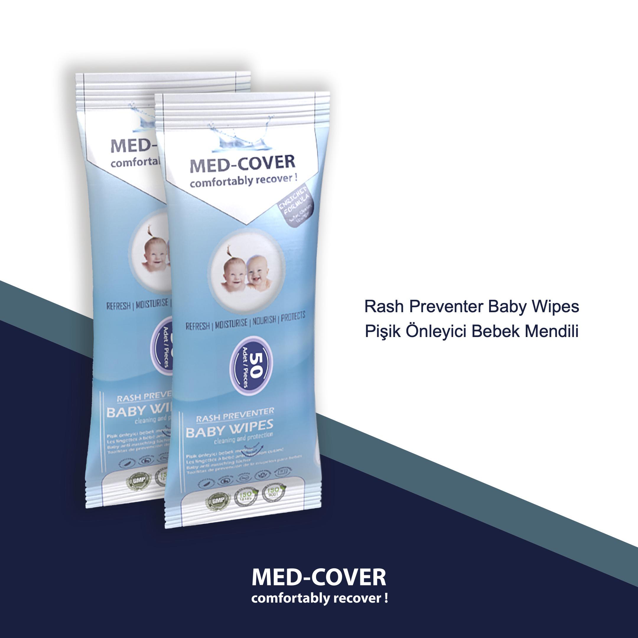 MED-COVER Pişik Önleyici Bebek Mendili