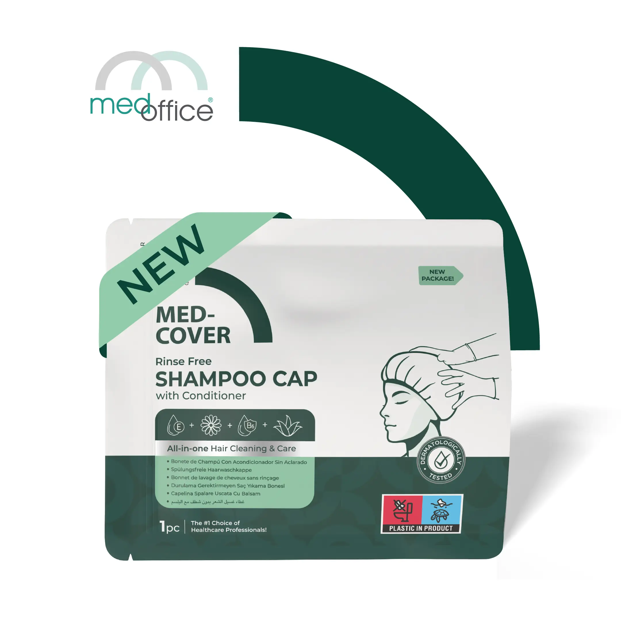 MED-COVER Shampoo Cap