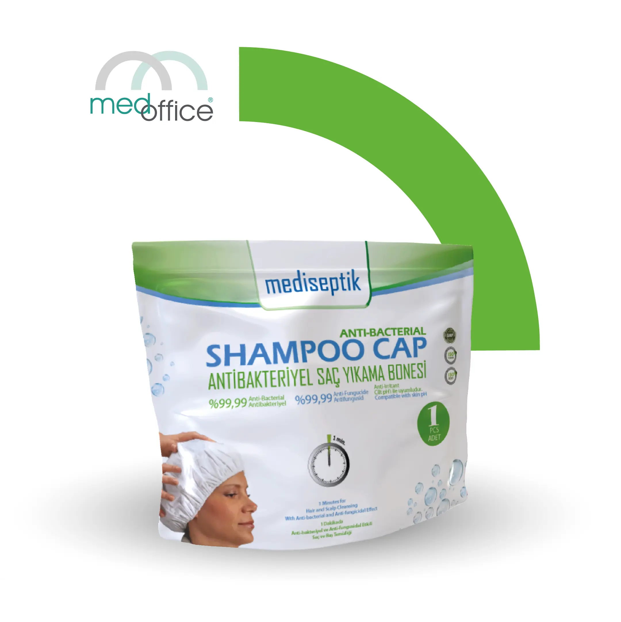 MEDISEPTIK Antibacterial Shampoo Cap