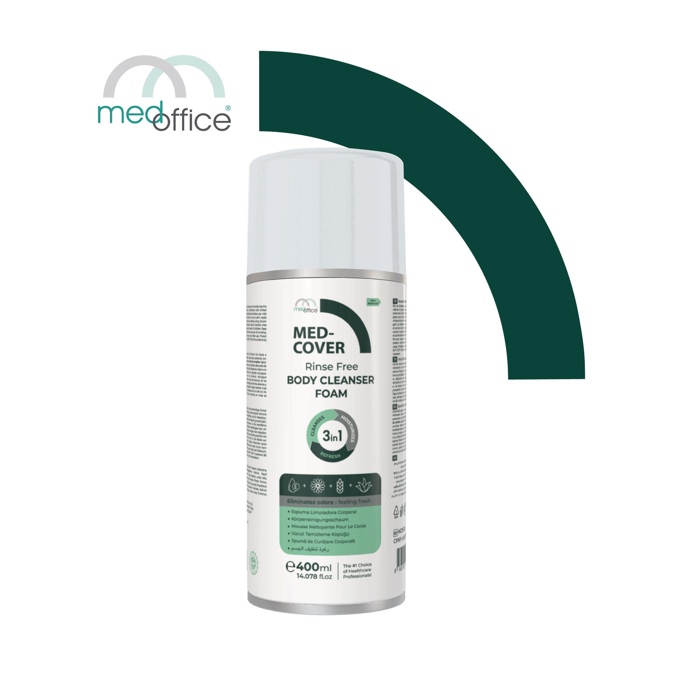 MED-COVER Vücut Temizleme Köpüğü Aerosol 400 ml