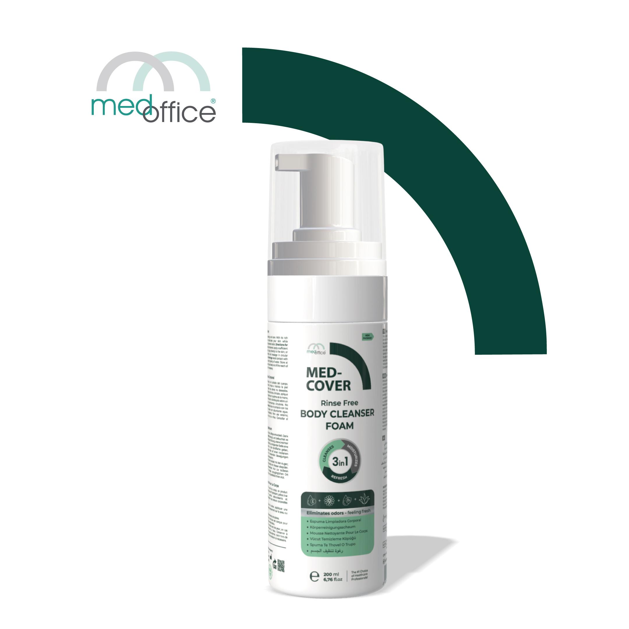 MED-COVER Vücut Temizleme Köpüğü 200 ml
