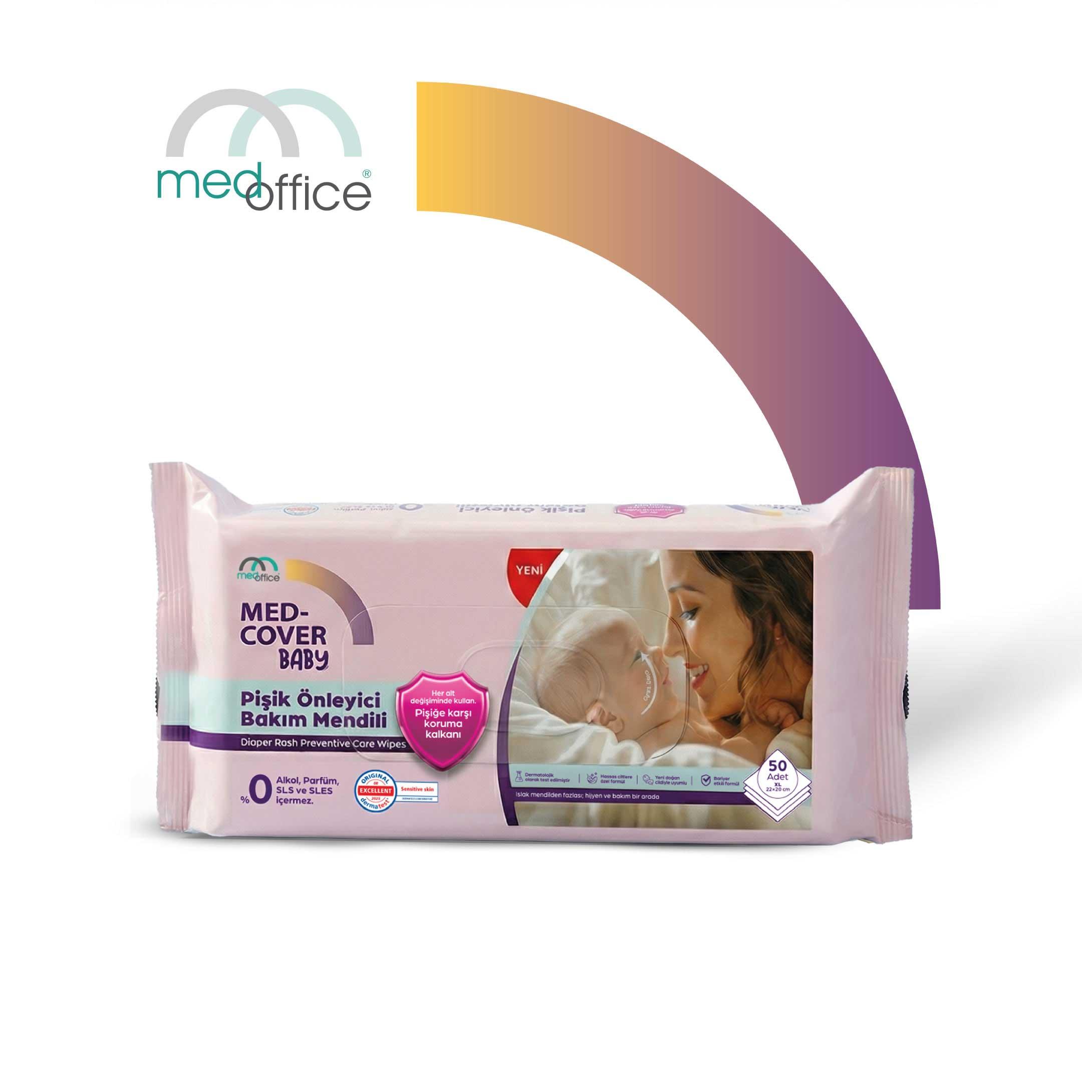 MED-COVER Baby Pişik Önleyici Bakım Mendili