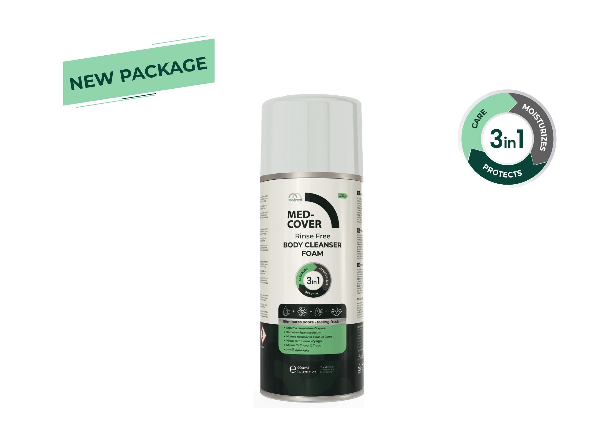 ميد-كفر رغوة تنظيف الجسم بالهباء الجوي 400 مل