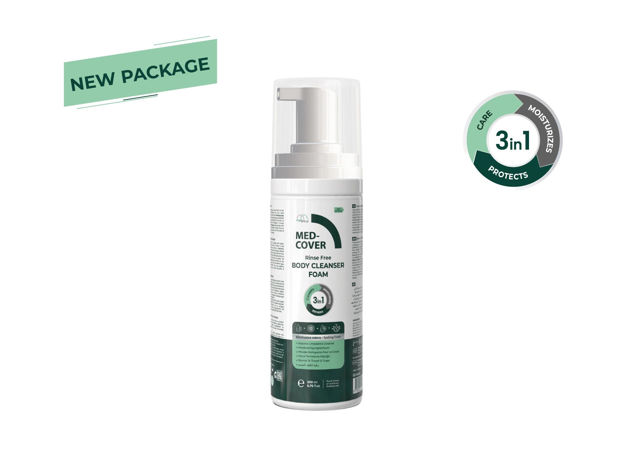 MED-COVER Body Cleansing Foam 200 ml