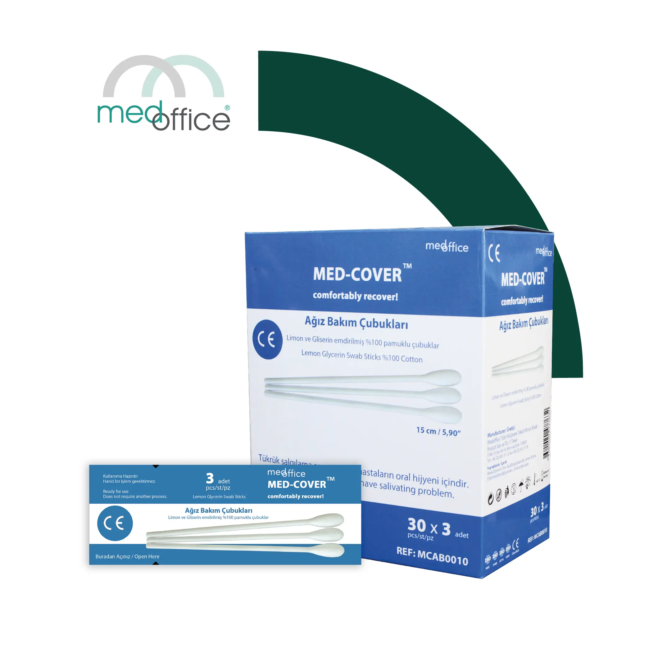 MED-COVER Oral Care Swabs
