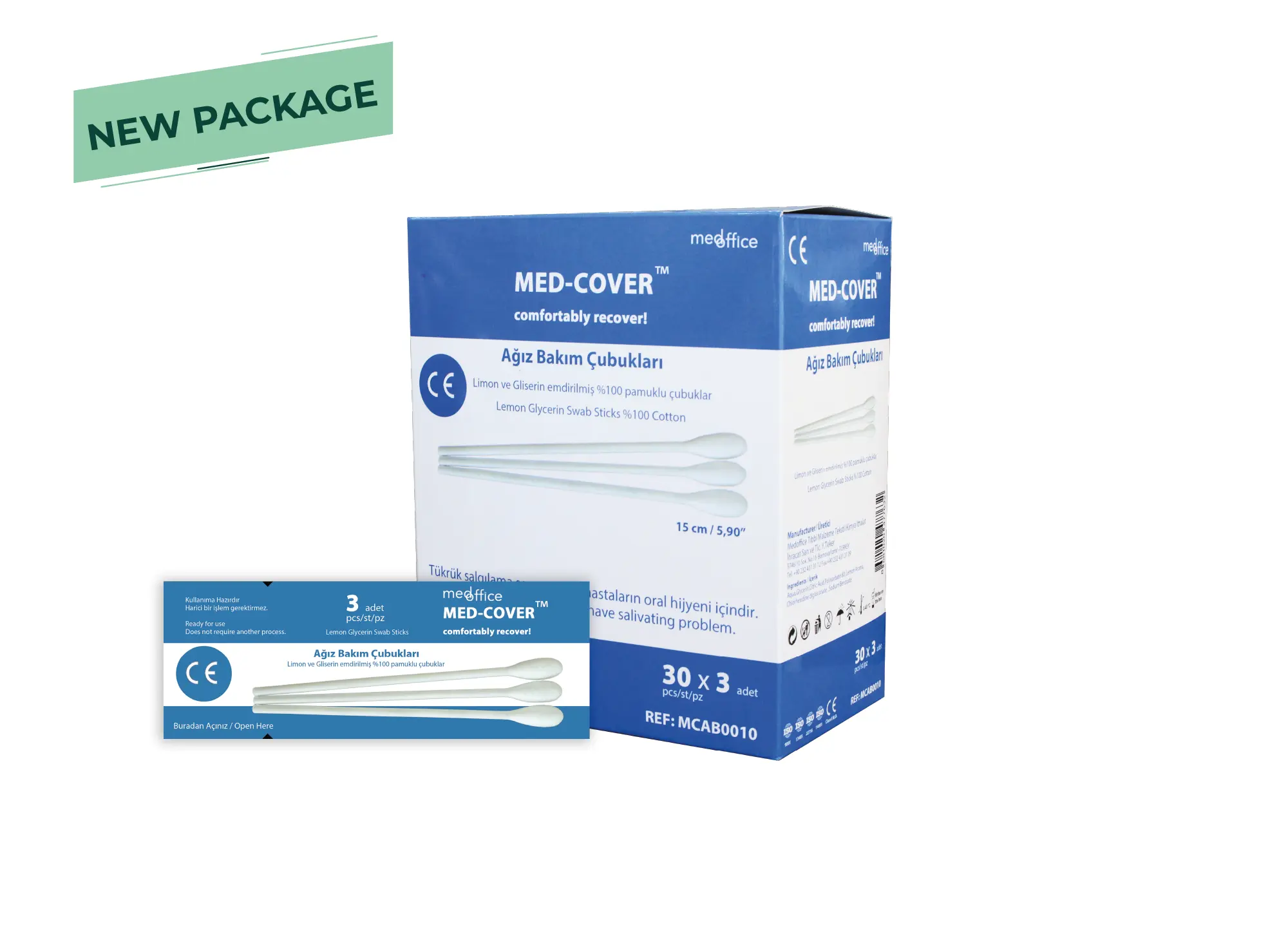MED-COVER Oral Care Swabs
